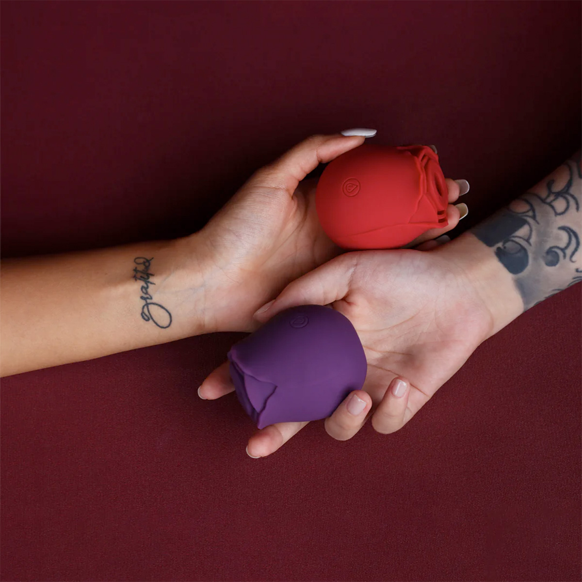 Tracy's Dog Вибрирующий фиолетовый бутон розы Rose Vibrator