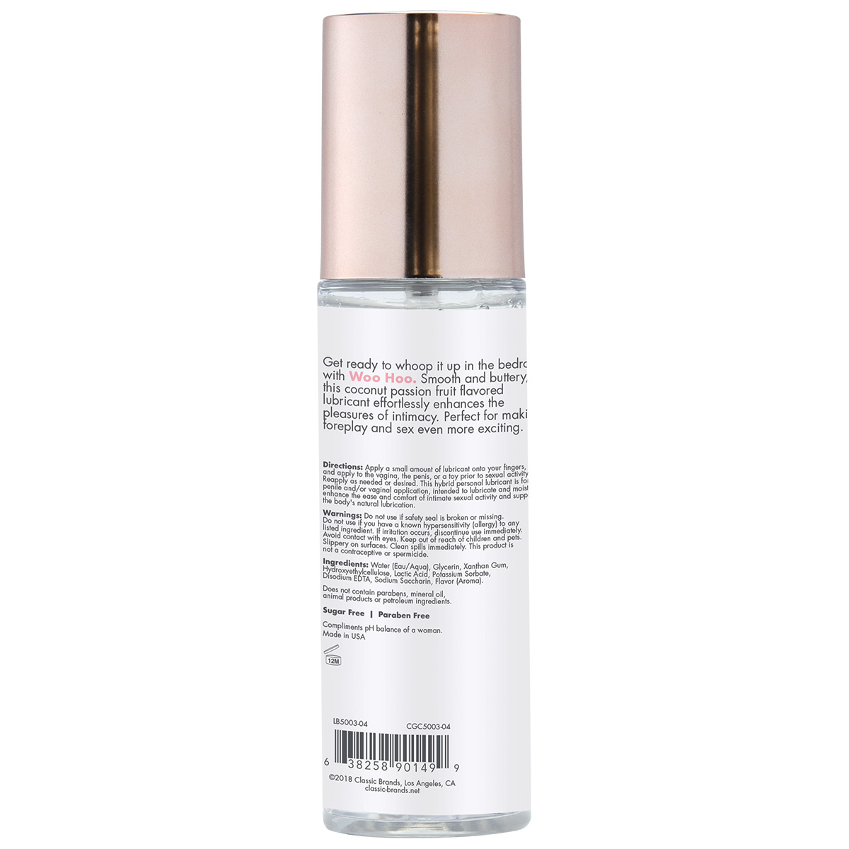 CG Съедобный лубрикант с ароматом кокоса и маракуйи CG Woo Hoo Coconut Passion 130 ml