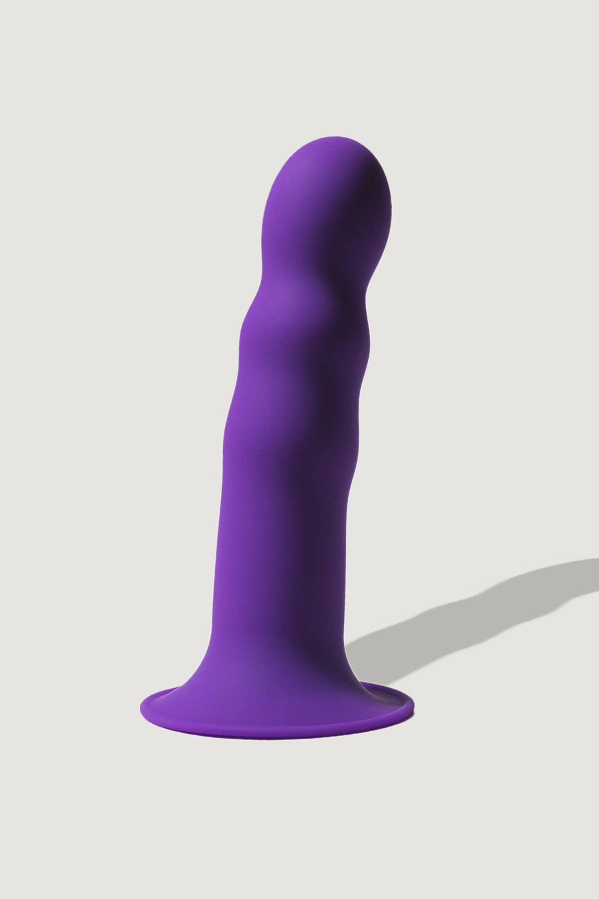 Дилдо на присоске с двойной плотностью ADRIEN LASTIC DILDO HITSENS DUAL DENSITY 03 LILA