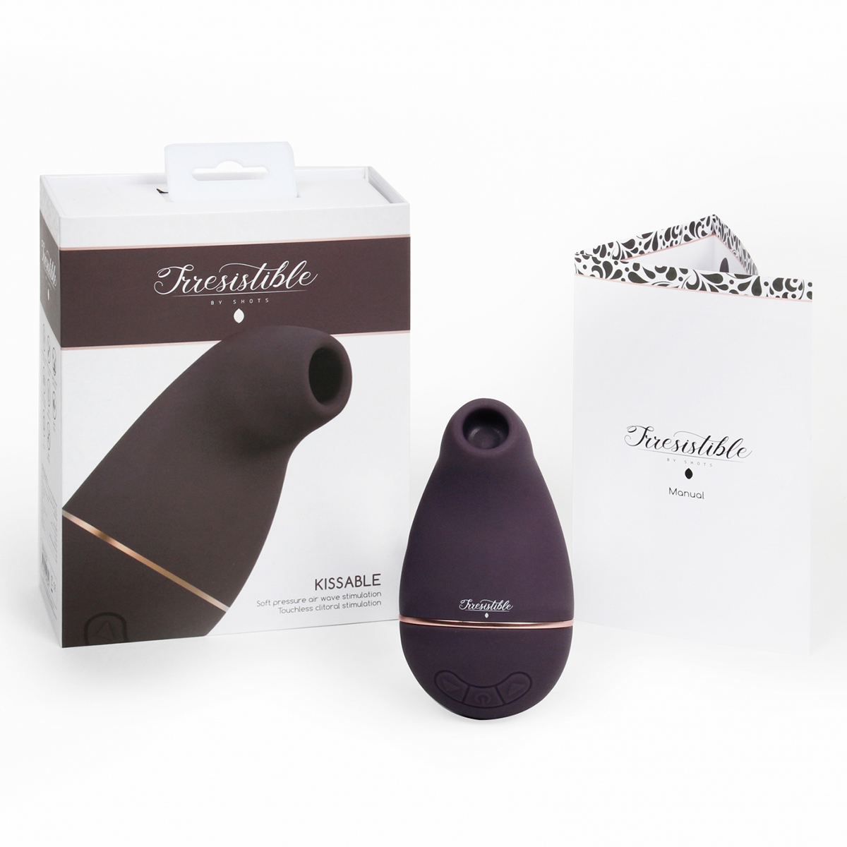 Irresistible Женский нежный массажер Irresistible Kissable Purple