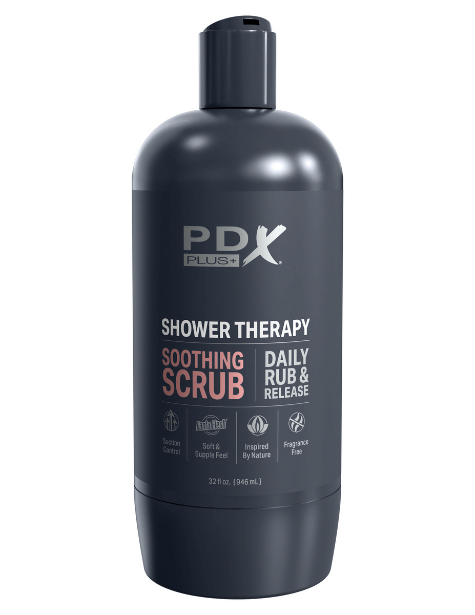 Мастурбатор Shower Therapy, Soothing Scrub - Tan