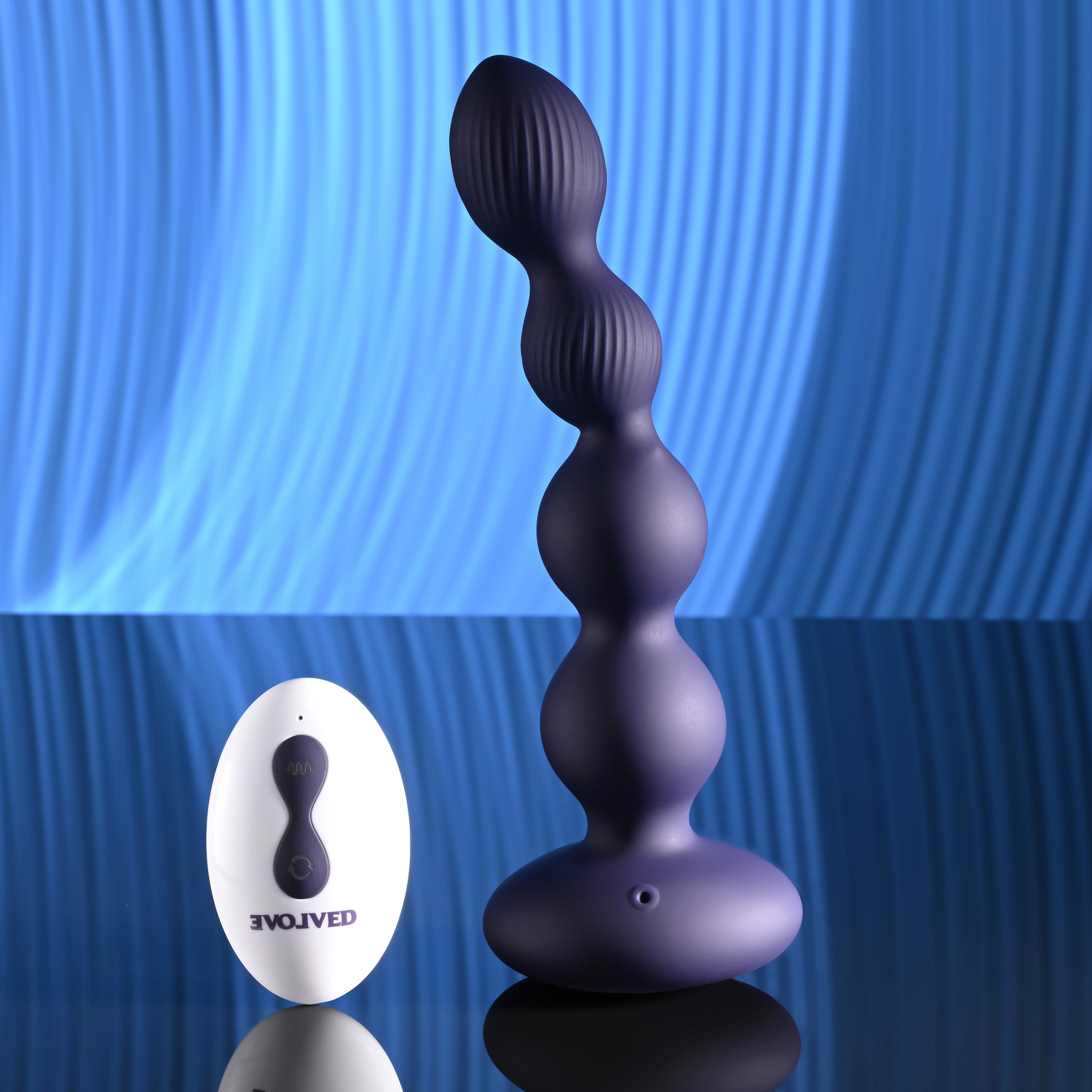 Анальная елочка с вибрацией и вращением Pleasure Orbit