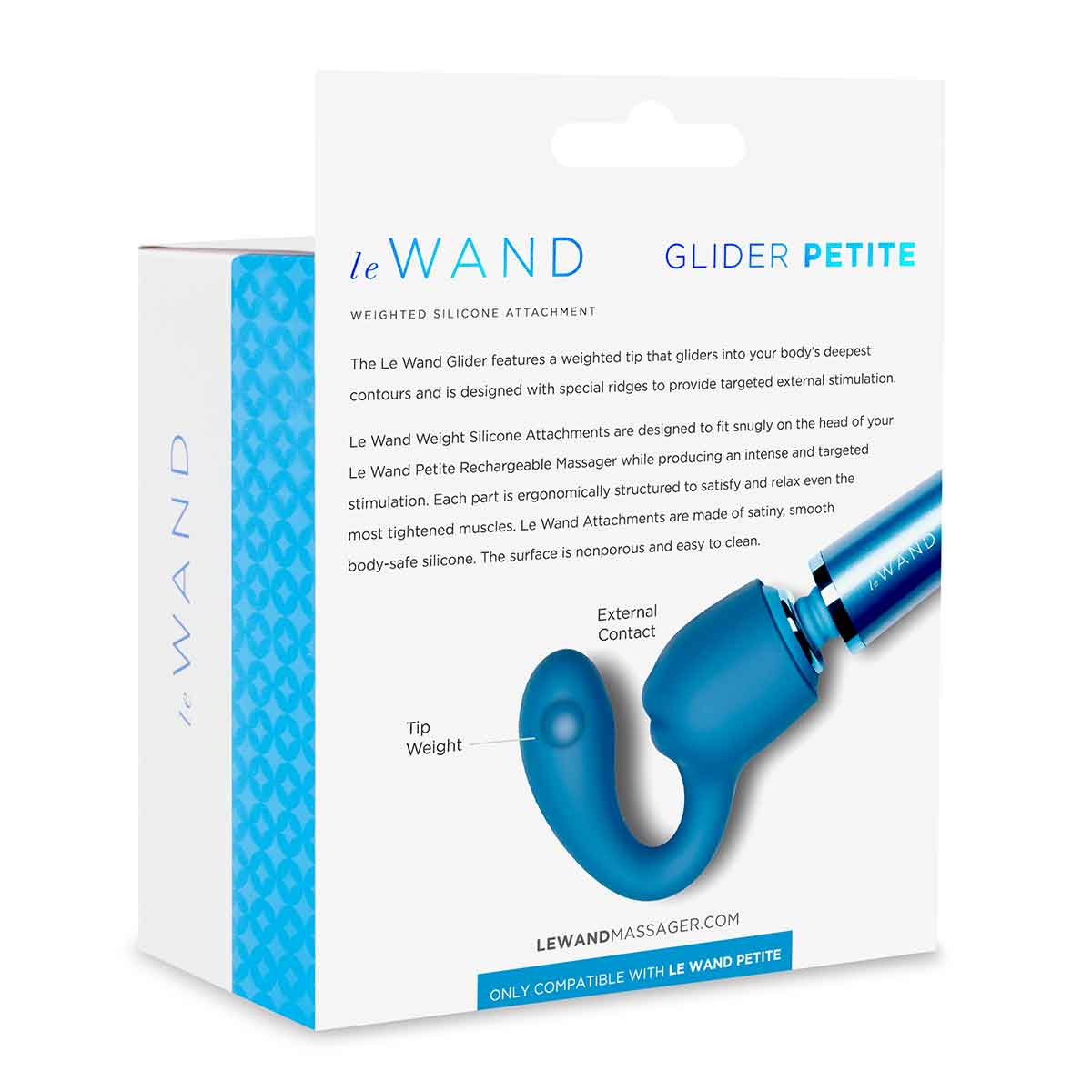 le WAND Насадка для мини-ванда Petite le WAND GLIDER WEIGHTED из силикона