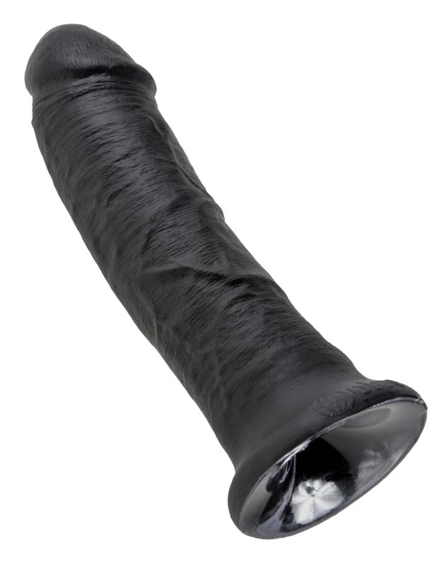 Фаллоимитатор на присоске черный King Cock 8