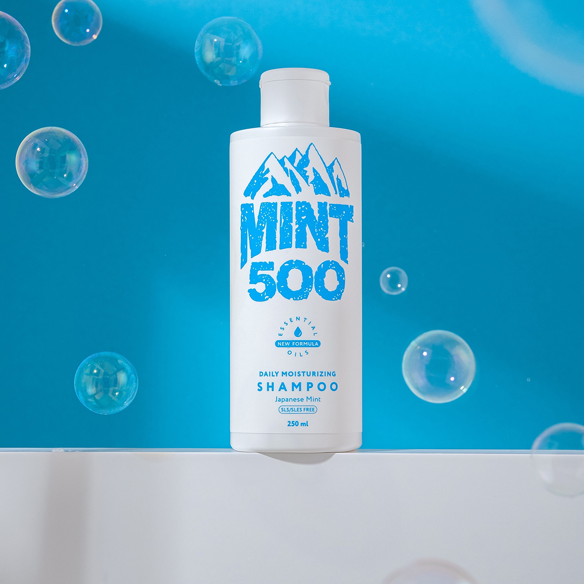 MINT500 Шампунь увлажняющий Mint500 Daily Moisturising SLS Free Shampoo Japanese Mint 250 мл
