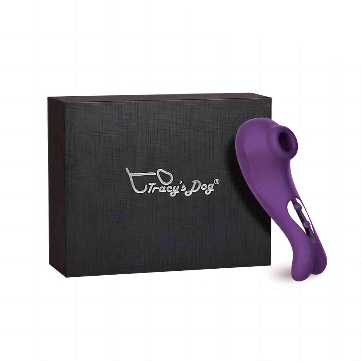 Tracy's Dog Вакуумный стимулятор клитора Clitoral Sucking Vibrator Cat фиолетовый