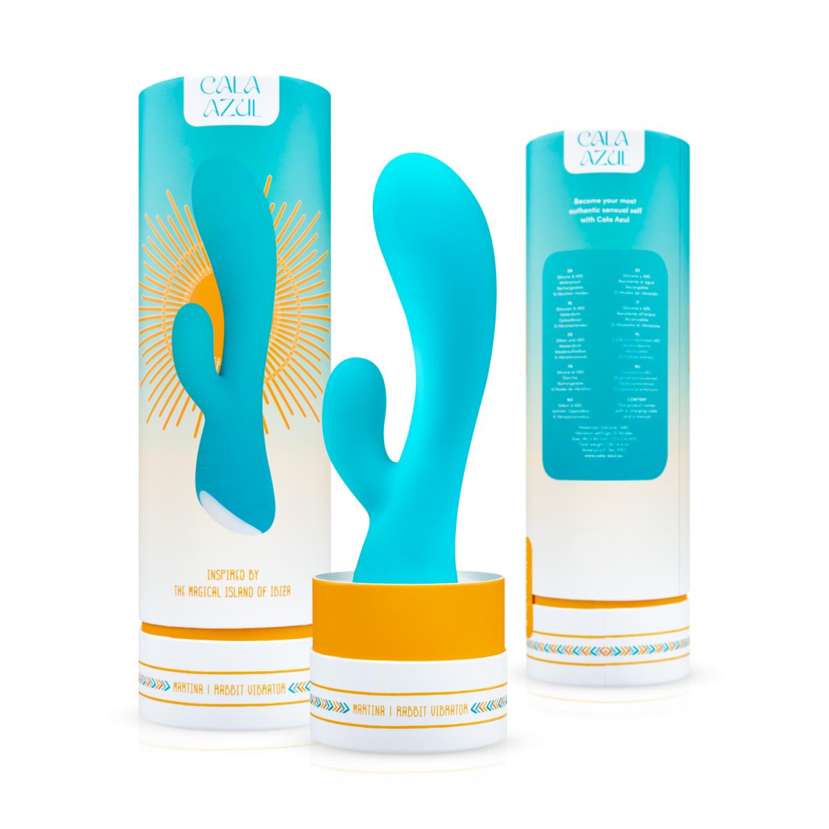 Cala Azul Вибромассажер-кролик Cala Azul Martina Rabbit Vibrator