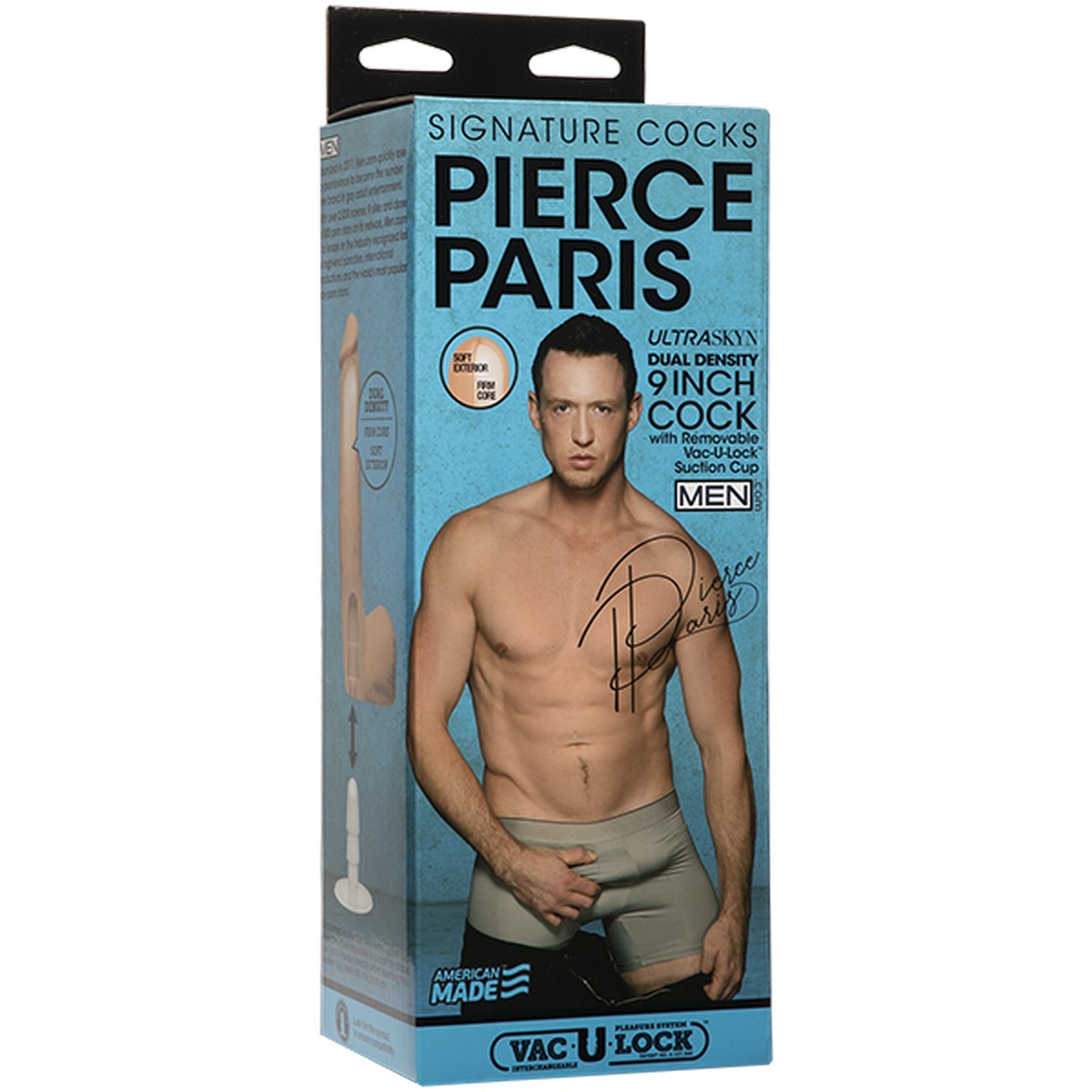 Фаллоимитатор реалистик Pierce Paris 9 ULTRASKYN™ со съемной присоской