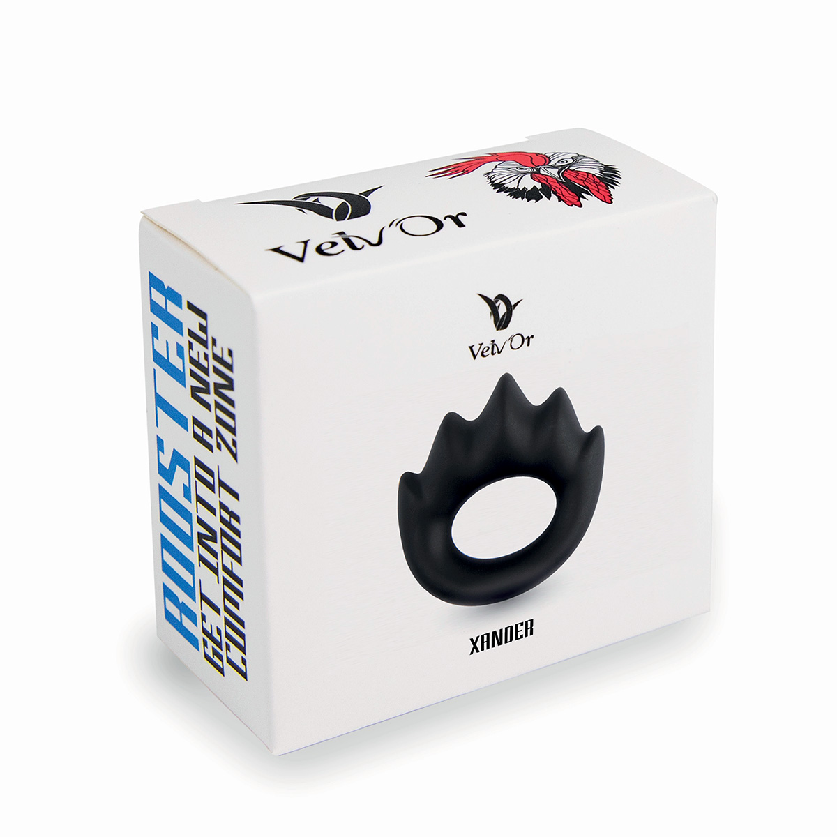 Velv'Or Кольцо с массажными гребнями эрекционное Velv'Or Rooster Xander