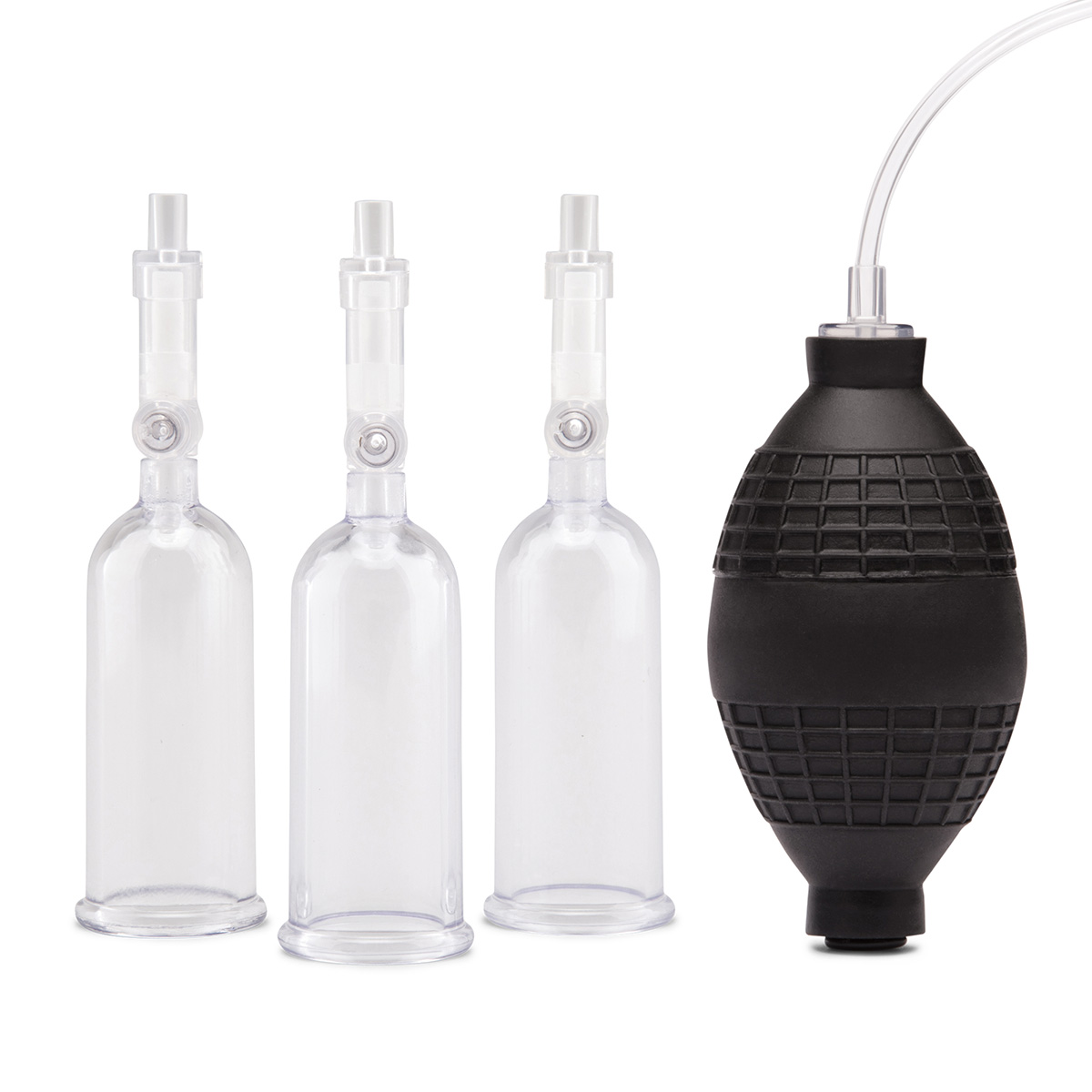 Lux Fetish Вакуумная помпа для клитора и сосков Nipple Suckers with Clitoral Pump