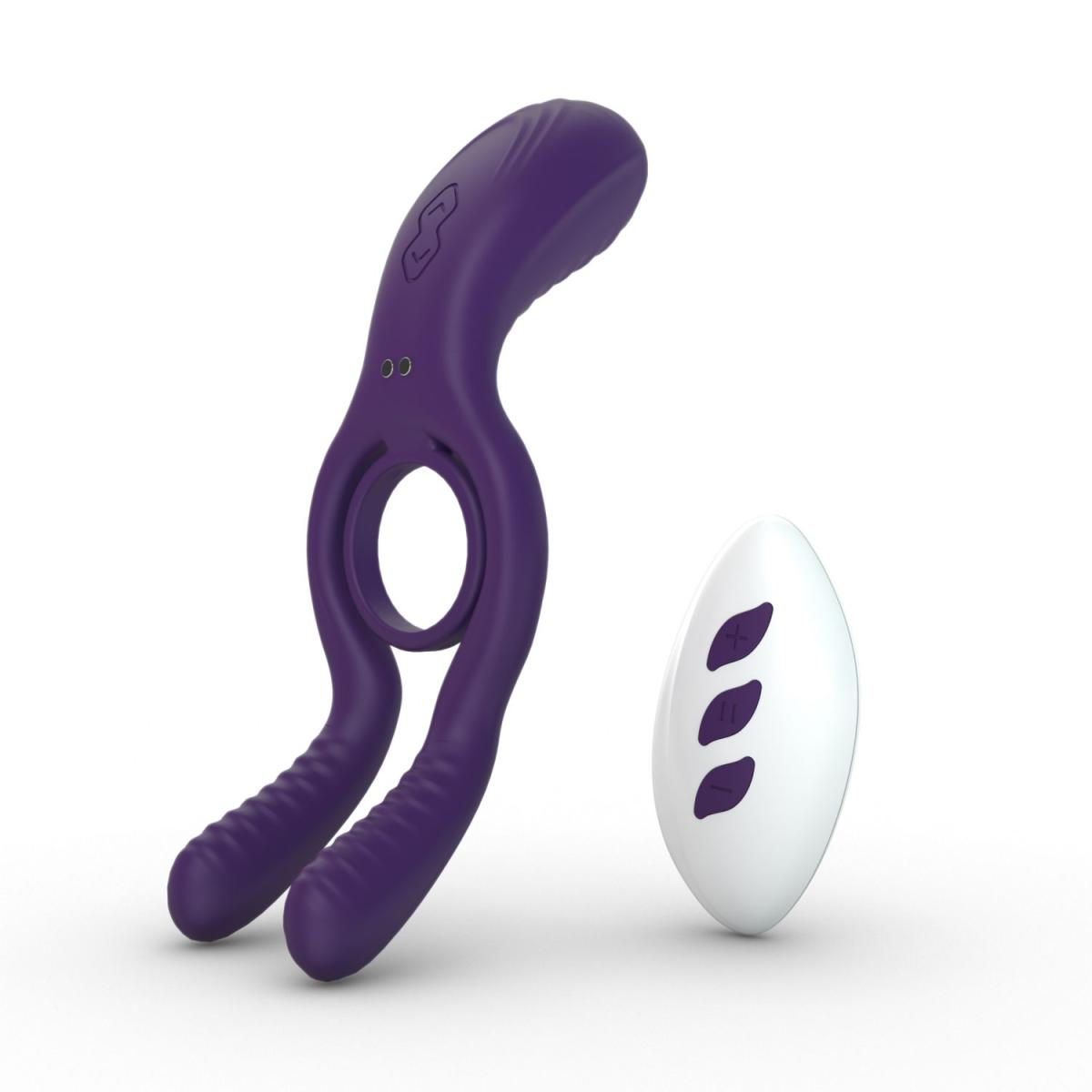 Tracy's Dog Кольцо на пенис на дистанционном пульте управления Remote Control Vibrating Penis Ring