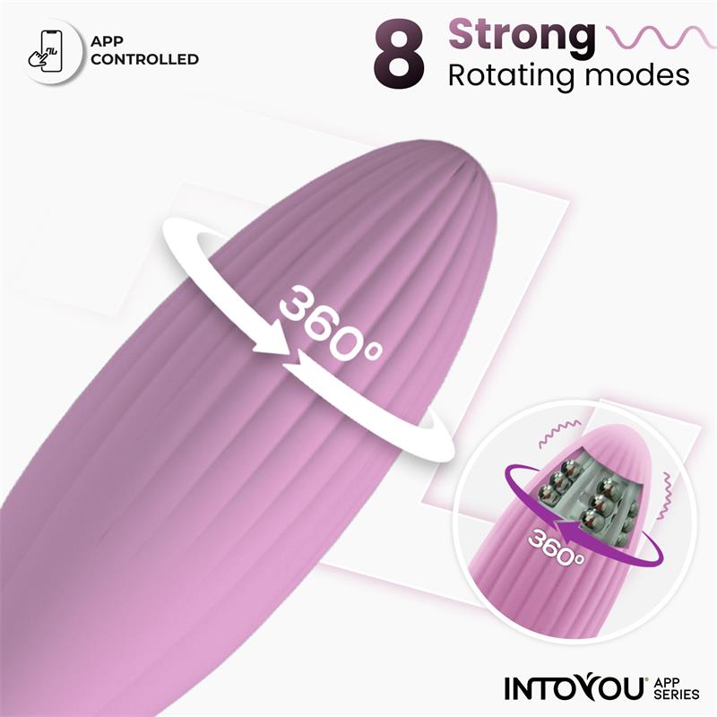 Интерактивное виброяйцо с функцией вращения Rotating Beads