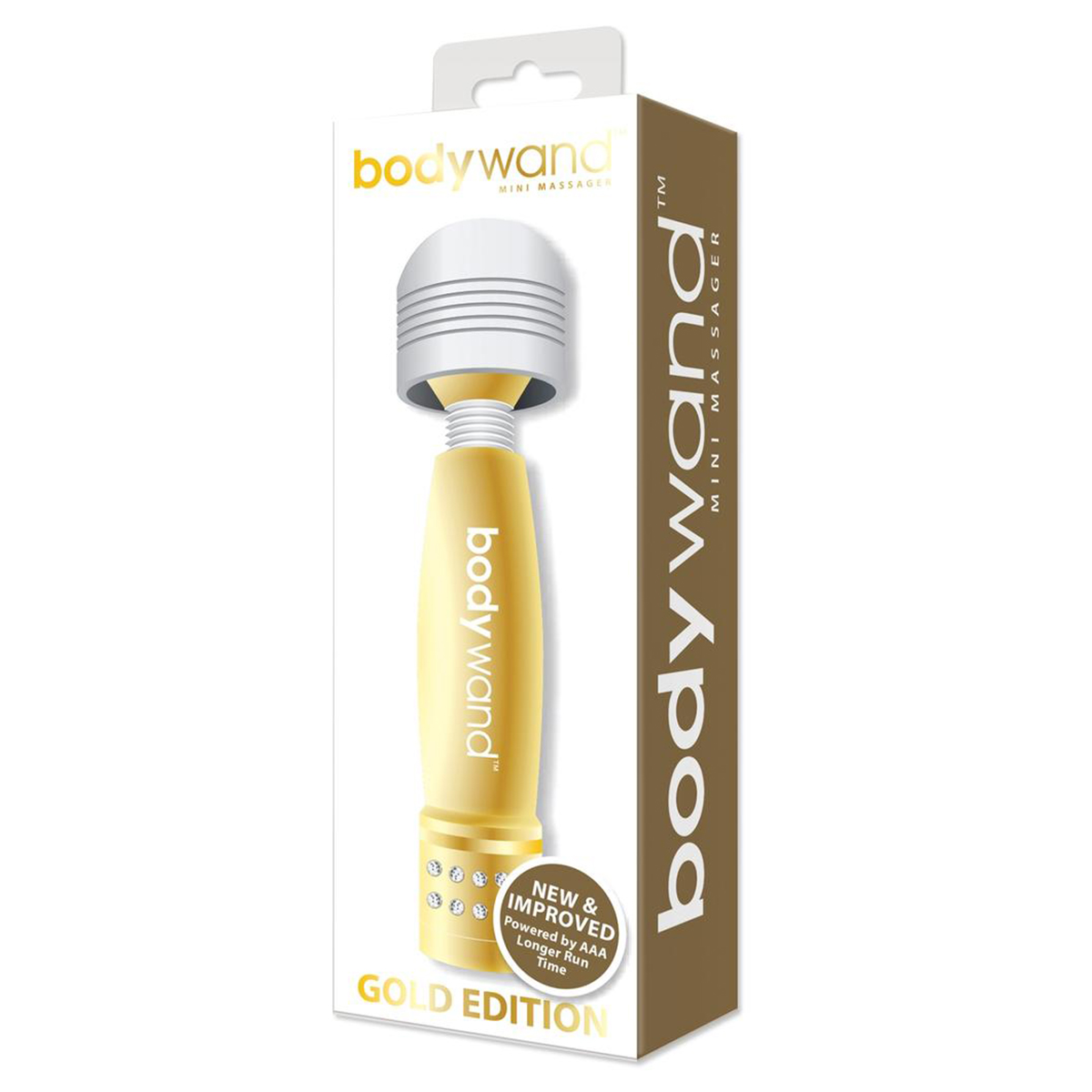BodyWand Золотой мини-ванд с кристаллами