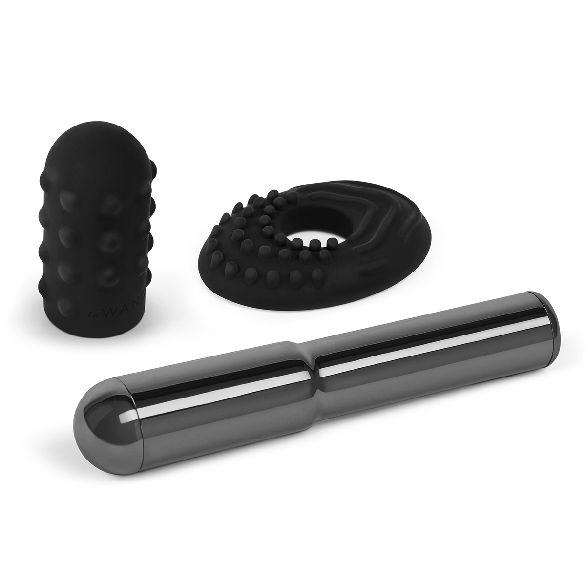 le WAND Люксовый вибратор le WAND Grand Bullet темный графит