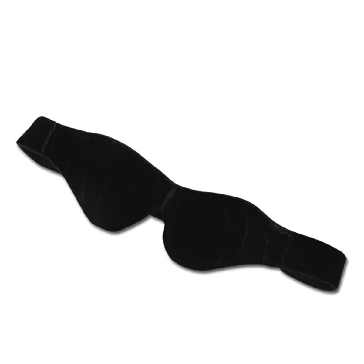 Lux Fetish Черная мягкая маска на глаза Unisex Blindfold