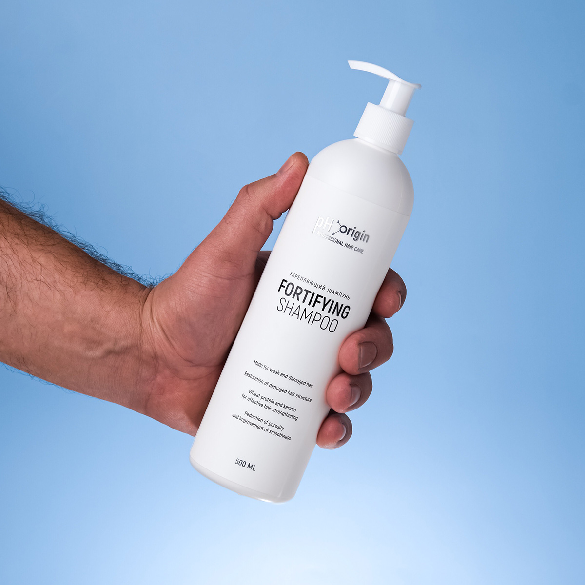 Ph Origin Укрепляющий шампунь с кератином pH Origin Fortifying Shampoo 500 мл