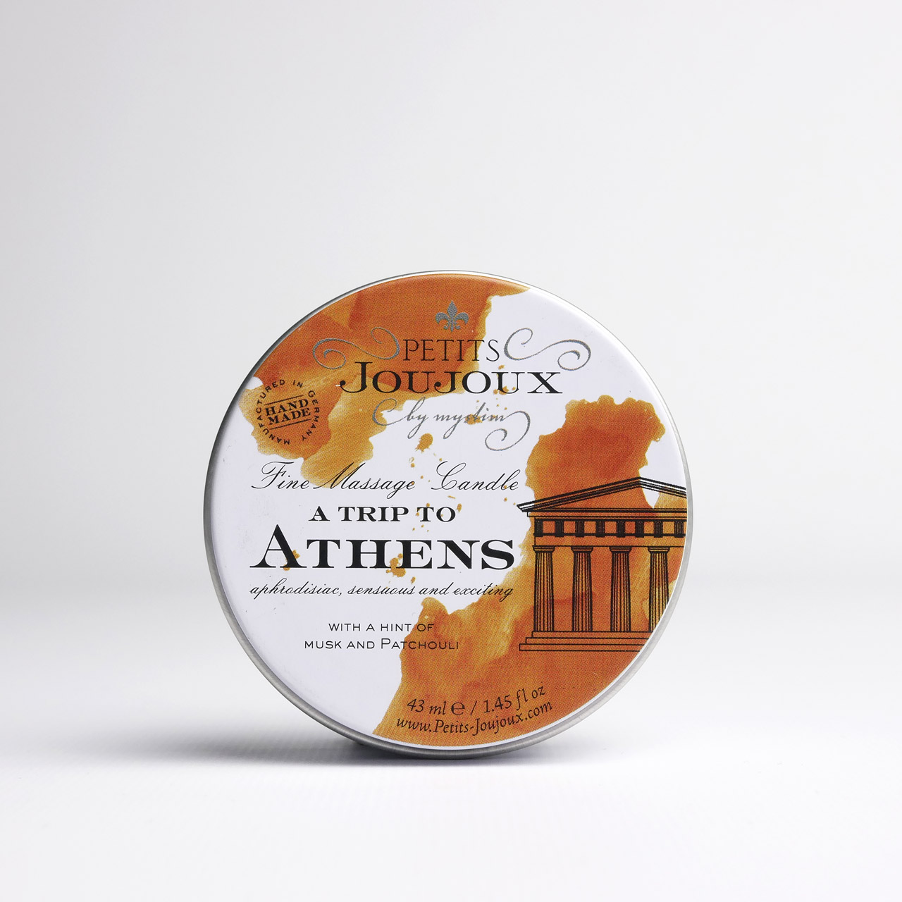 Petits JouJoux - a Trip to Athens Аромат –Мускус и пачули, массажное масло 33 г