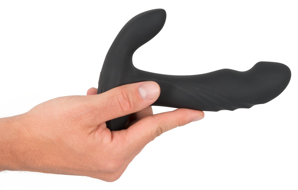 Вибромассажер простаты с функцией римминга Rebel Plug with Perineum Stimulator