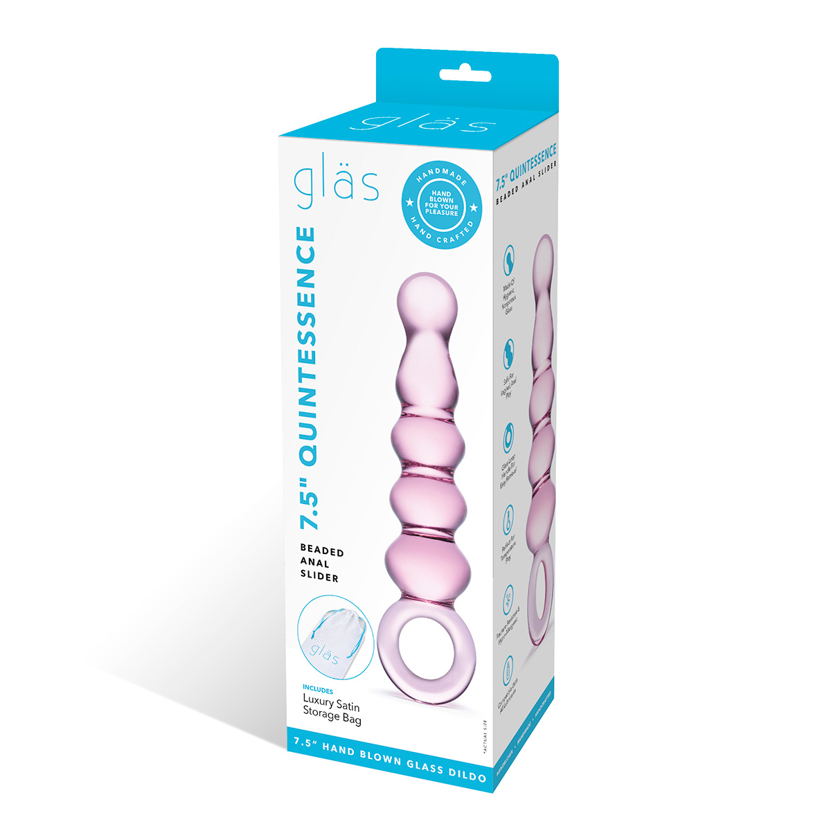 Glas Анальный розовый жезл QUINTESSENCE ANAL SLIDER