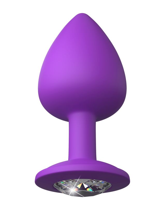 Анальная пробка со стразом большая Fantasy For Her Her Little Gem Large Plug