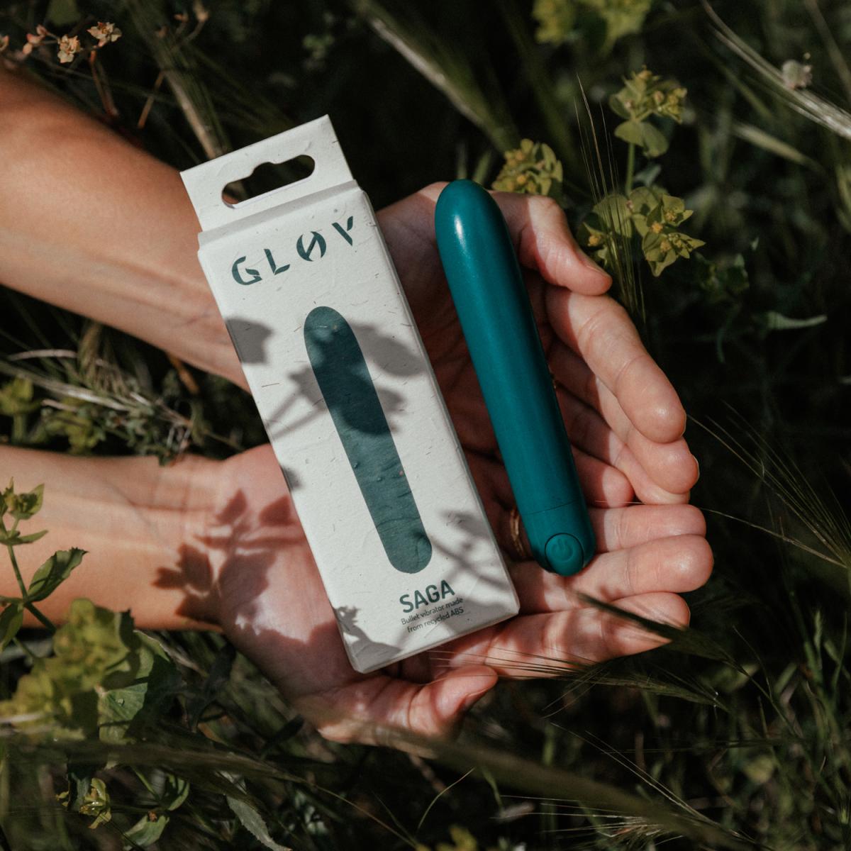 Gløv Вибромассажер из ЭКО пластика Gløv Eco Bullet Vibrator 12,5 см