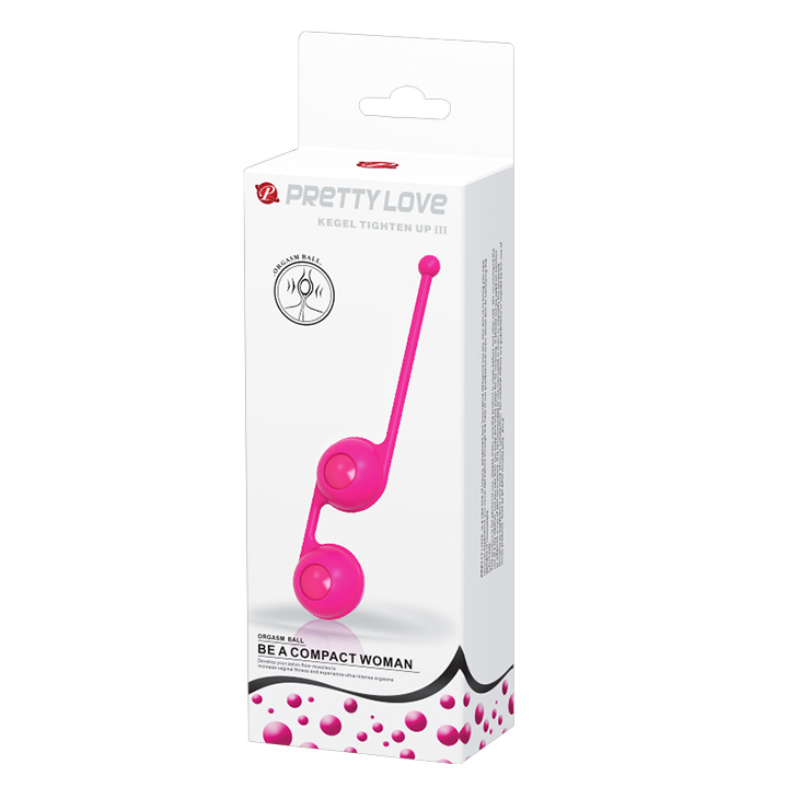 PrettyLove Kegel Tighten Up III, вагинальные шарики на сцепке
