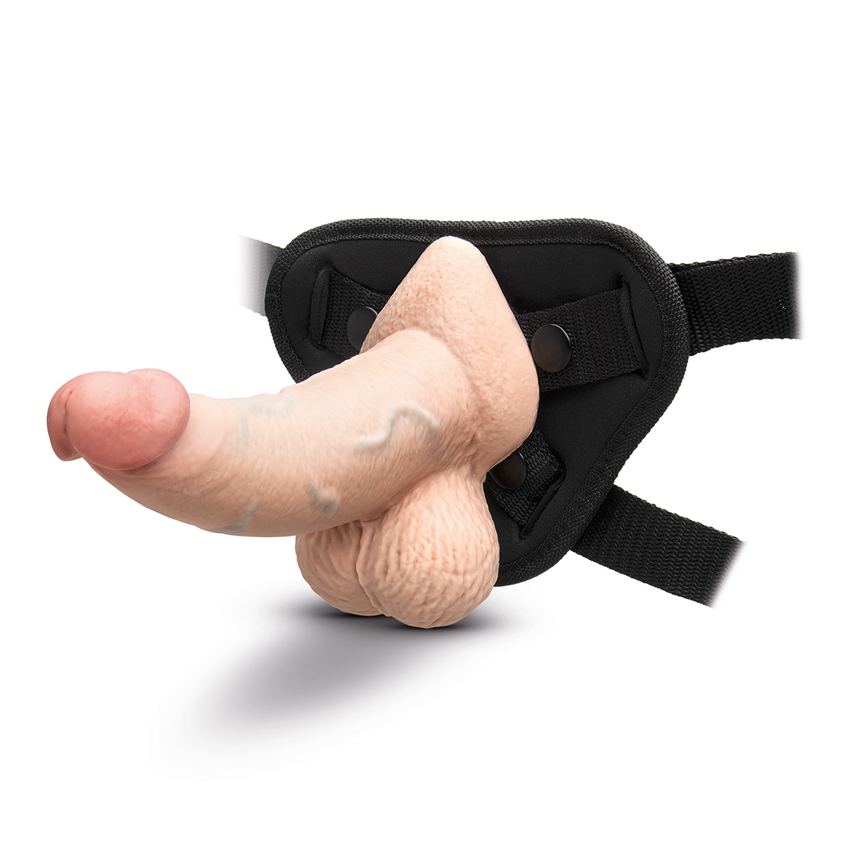 b-Vibe Анальный изогнутый фаллоимитатор SLIPSKIN REALISTIC CURVED 6,5 in