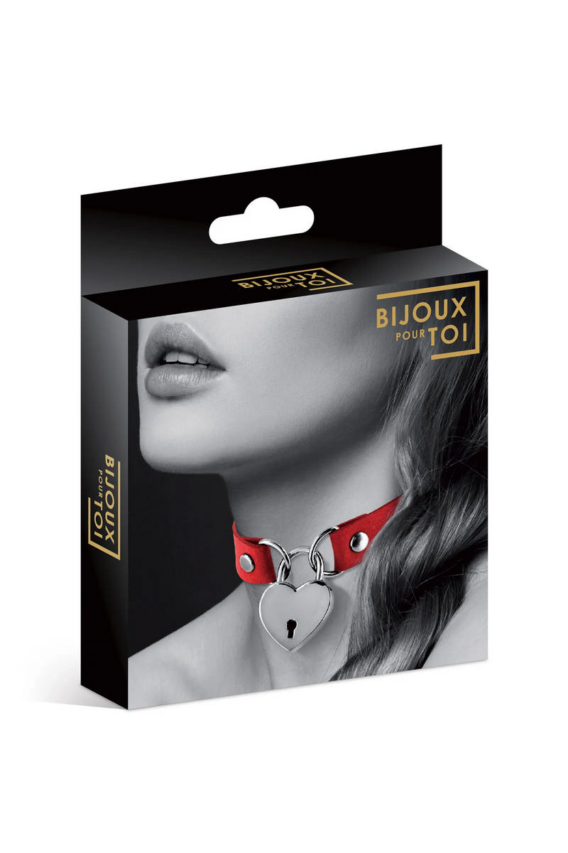 Чокер COLLIER PENDENTIF COEUR ROUGE