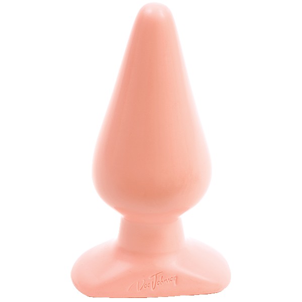 Анальная пробка 6x3 Butt Plugs Smooth Classic Large - White