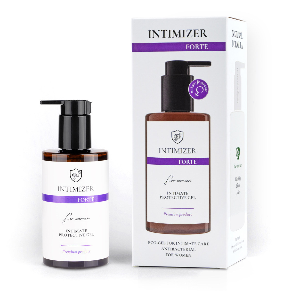 Intimizer Эко-гель для интимного ухода атибактериальный женский Intimizer FORTE 250 мл