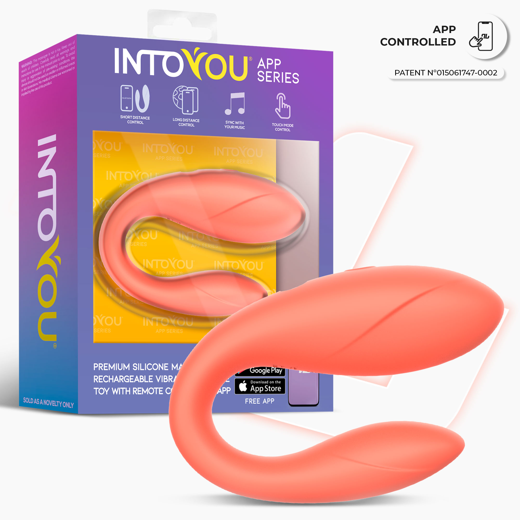 Интерактивный вибростимулятор для пар Couple Toy Salmon