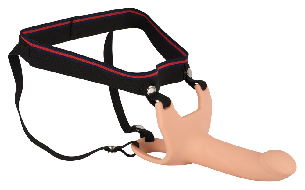 Силиконовый полый страпон на ремнях Silicone Strap-on by You2Toys