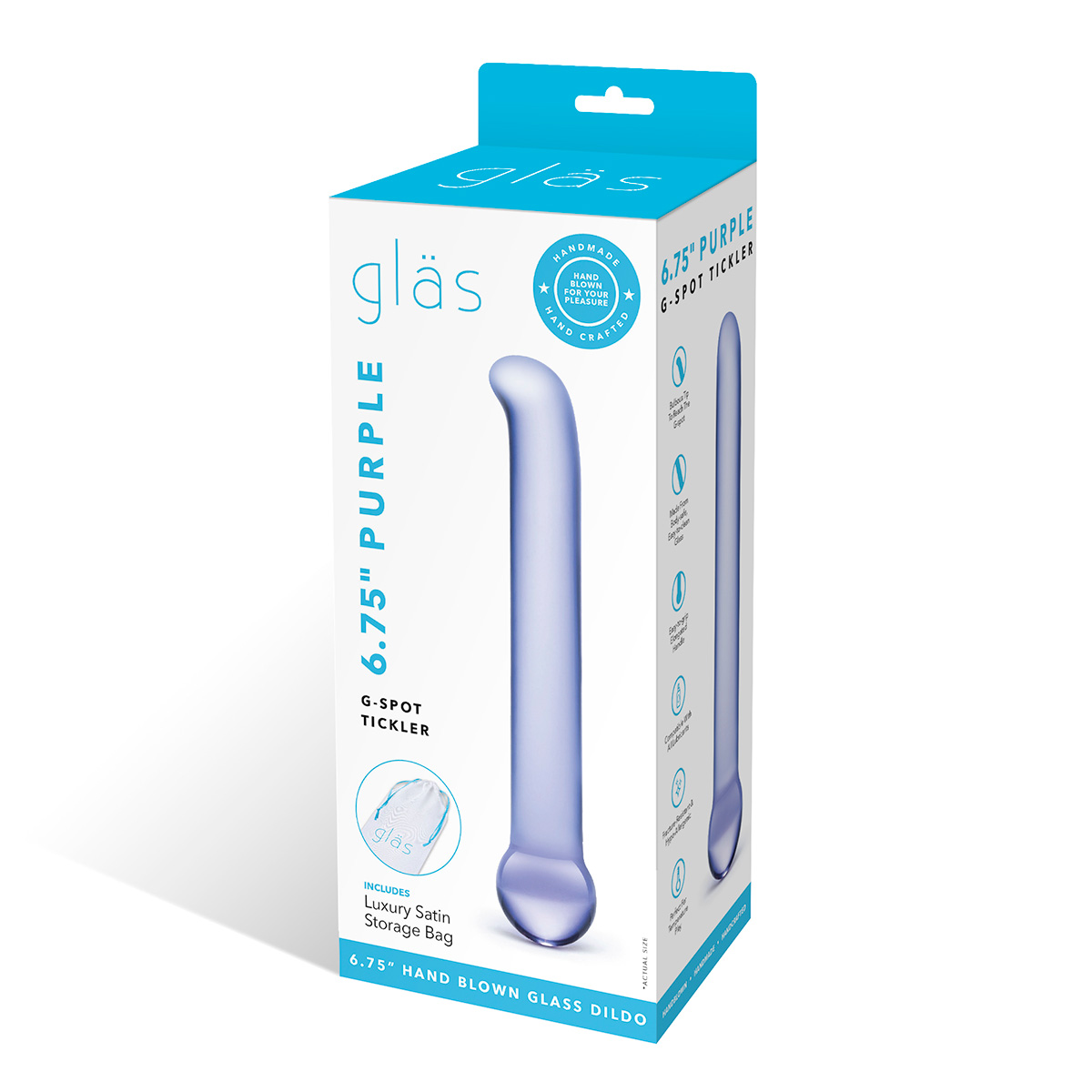 Glas Фиолетовый G-стимулятор PURPLE G-SPOT TICKLER
