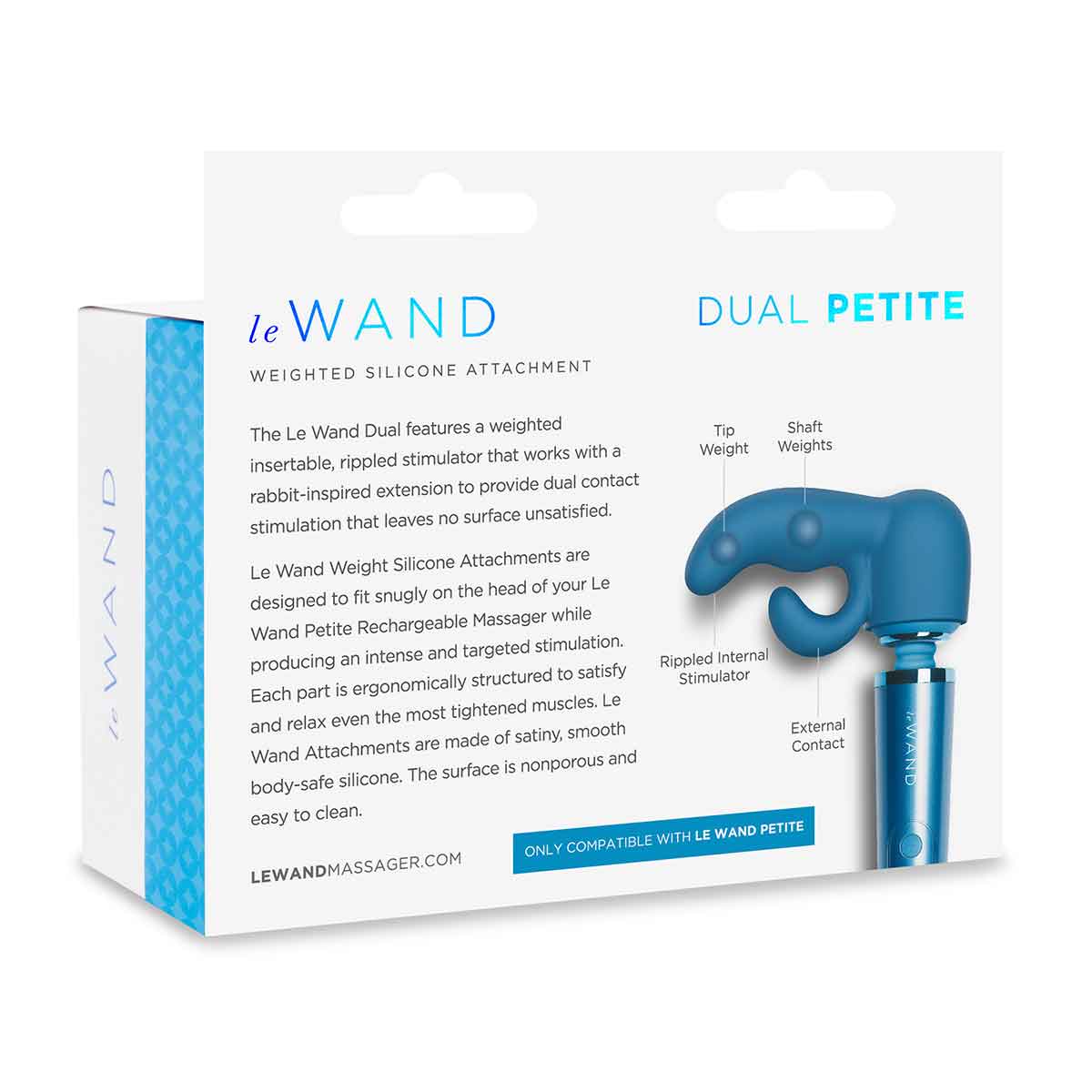 le WAND Насадка для мини-ванда Petite le WAND DUAL WEIGHTED из силикона