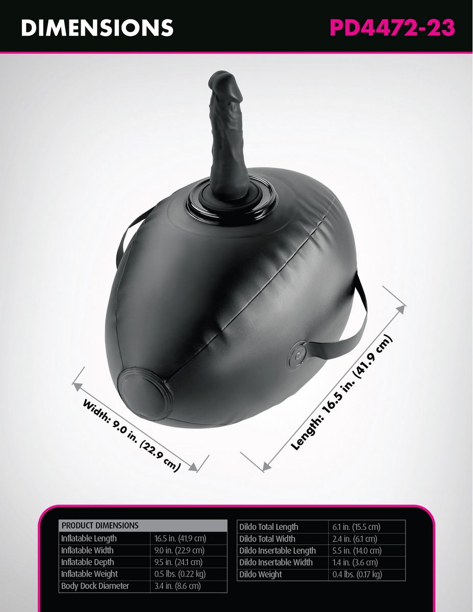 Фаллоимитатор на надувной подушке Body Dock Inflatable Love Ball