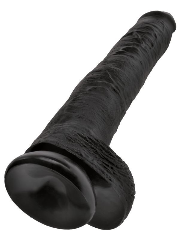 Фаллоимитатор-гигант черный King Cock 14 Cock with Balls