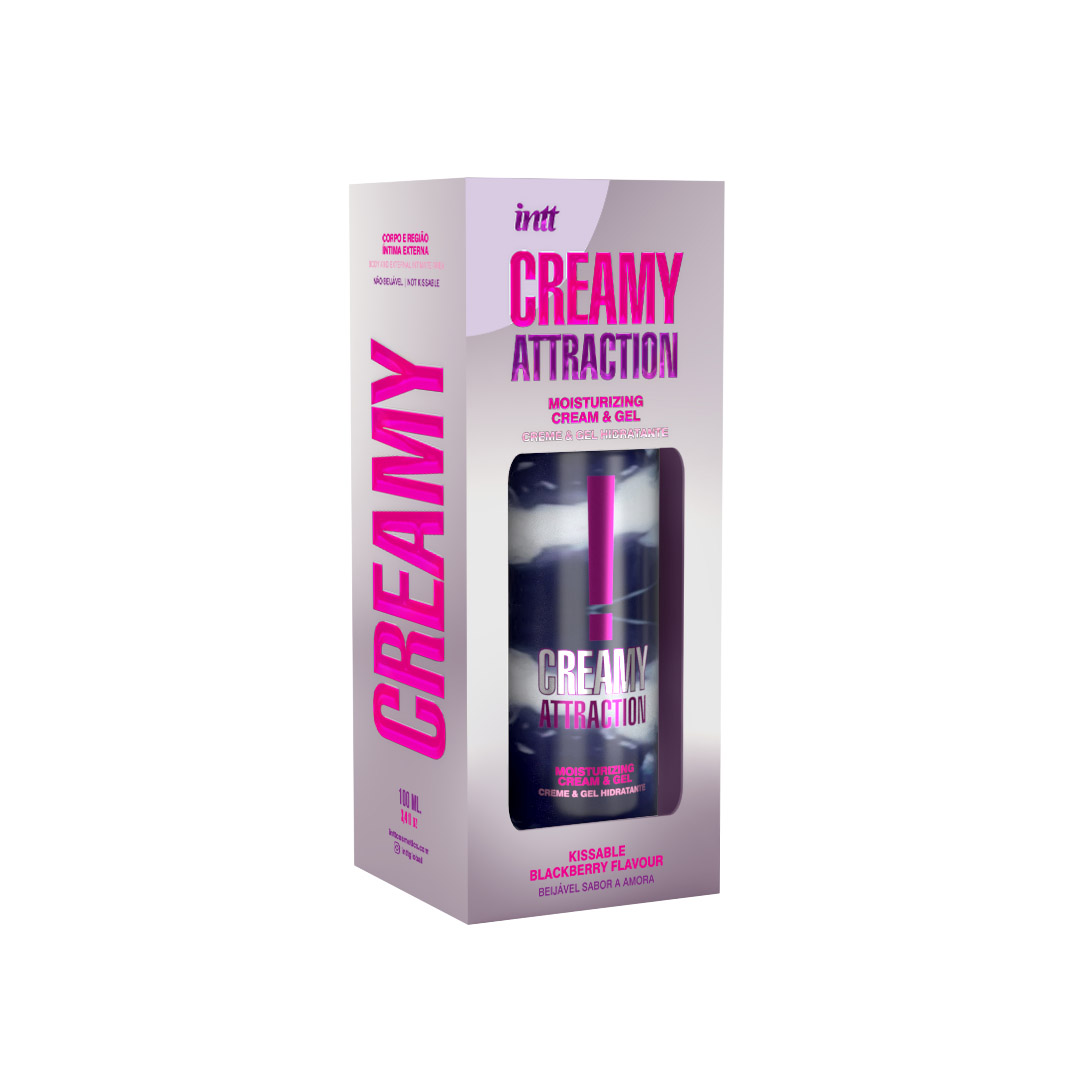 Увлажняющий крем-гель для тела CREAMY ATTRACTION BLACKBERRY, 100 мл