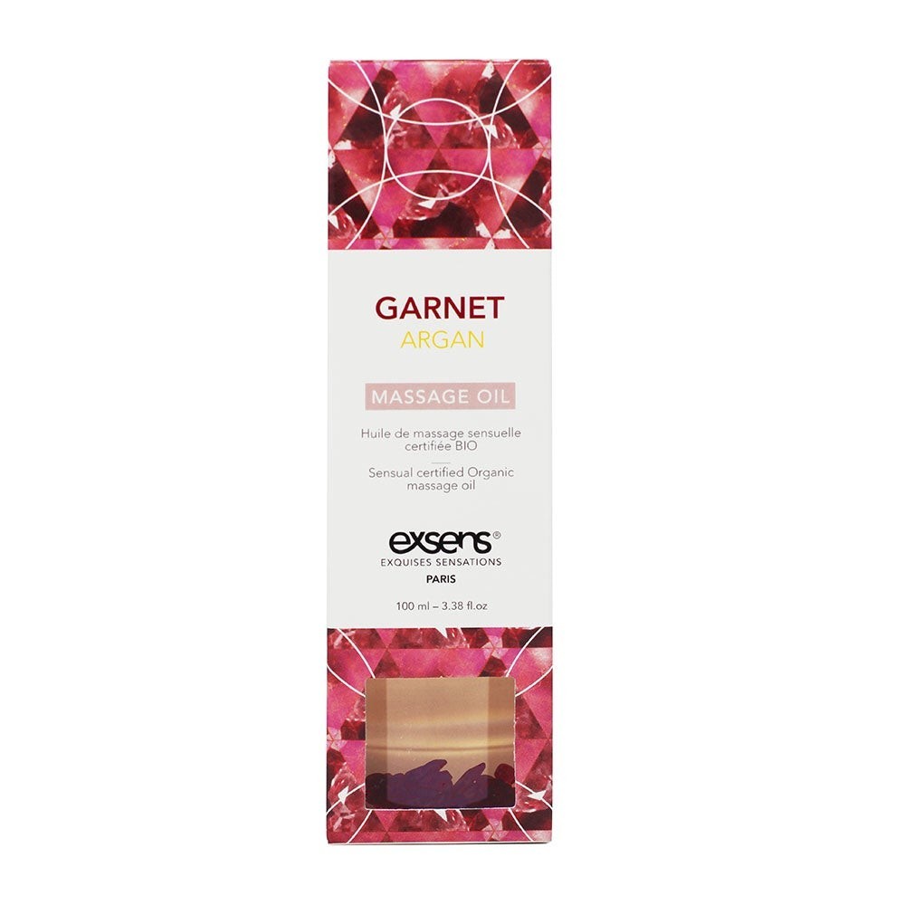 Органическое массажное масло с камнями GARNET ARGAN