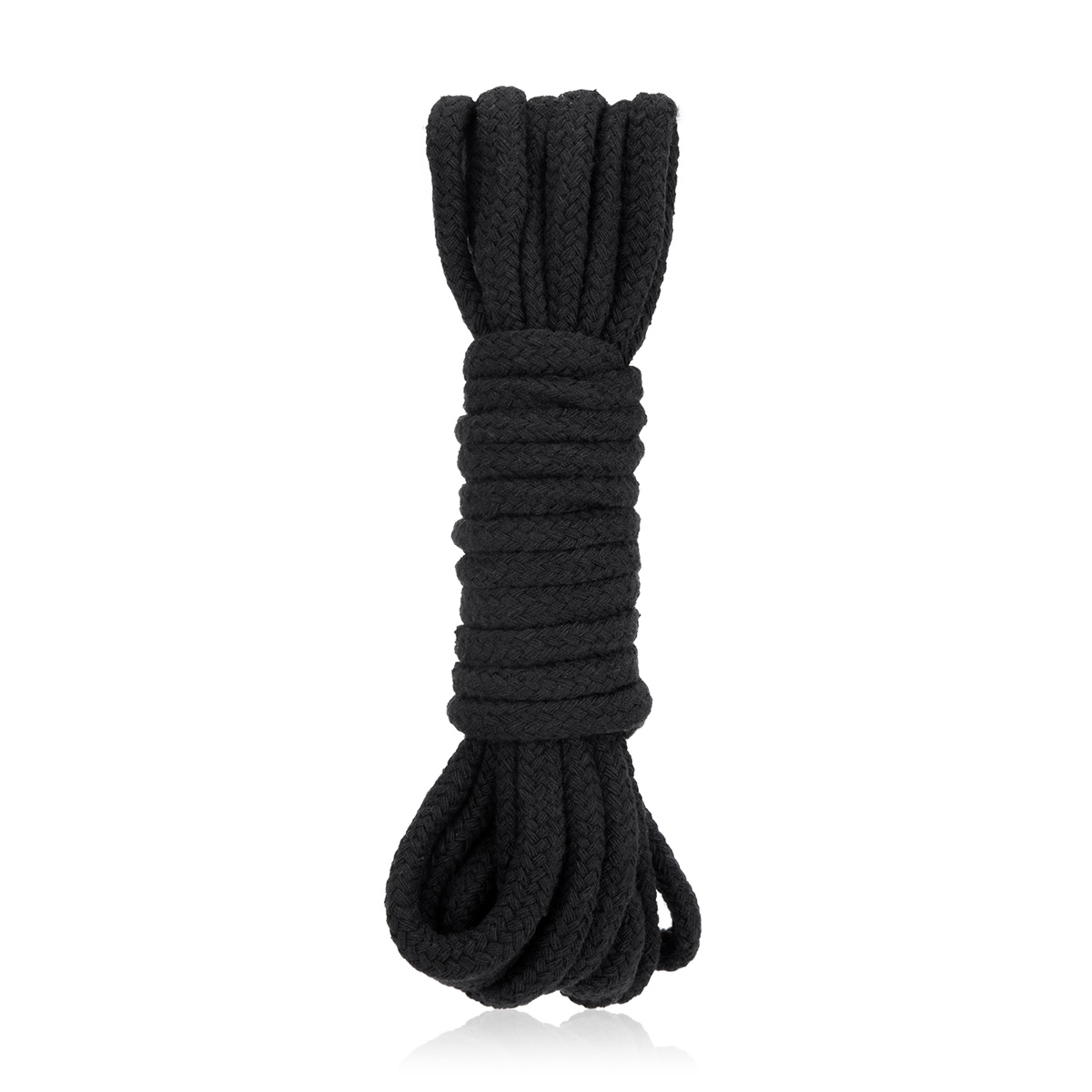 Lux Fetish Черная хлопковая веревка 5 м для связывания Bondage Rope