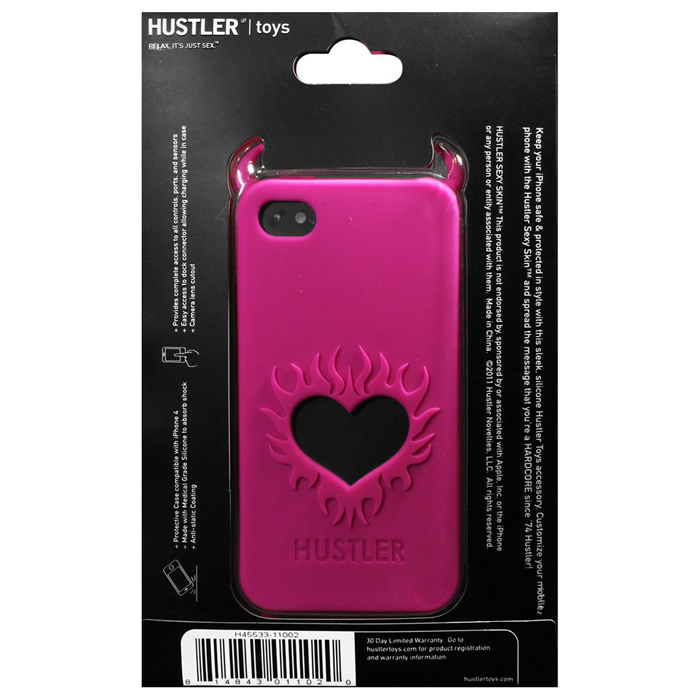Hustler Lingerie Розовый чехол HUSTLER из силикона для iPhone 4, 4S