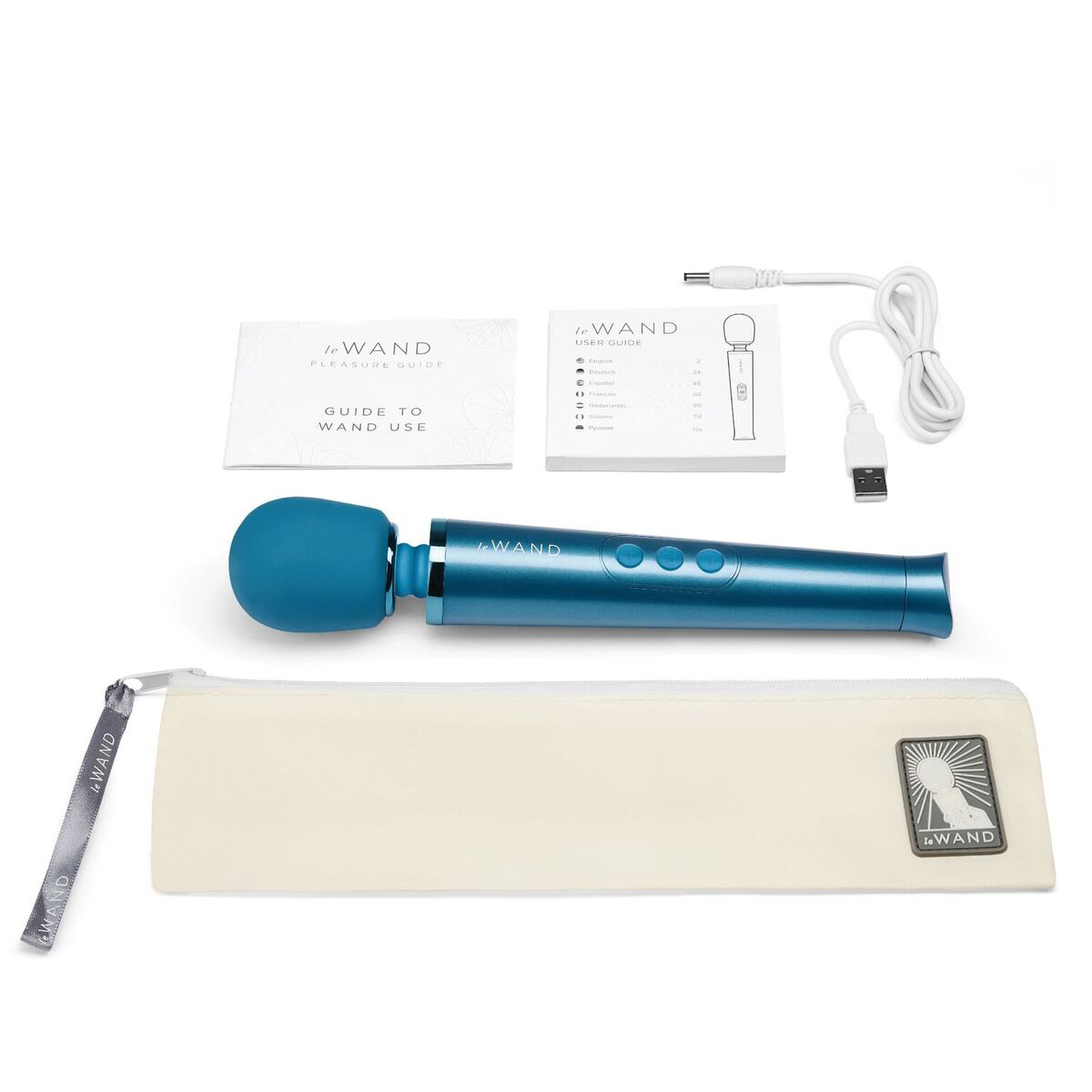 le WAND Роскошный лазурный мини-ванд Le Wand Petite Massager
