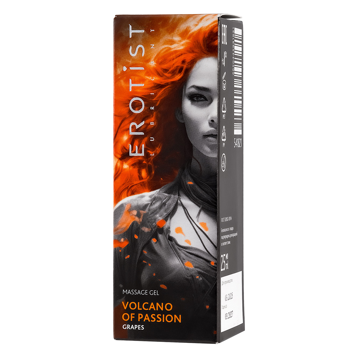 Erotist Гель Erotist с эффектом вибрации виноградный VOLCANO OF PASSION GRAPES 25 мл