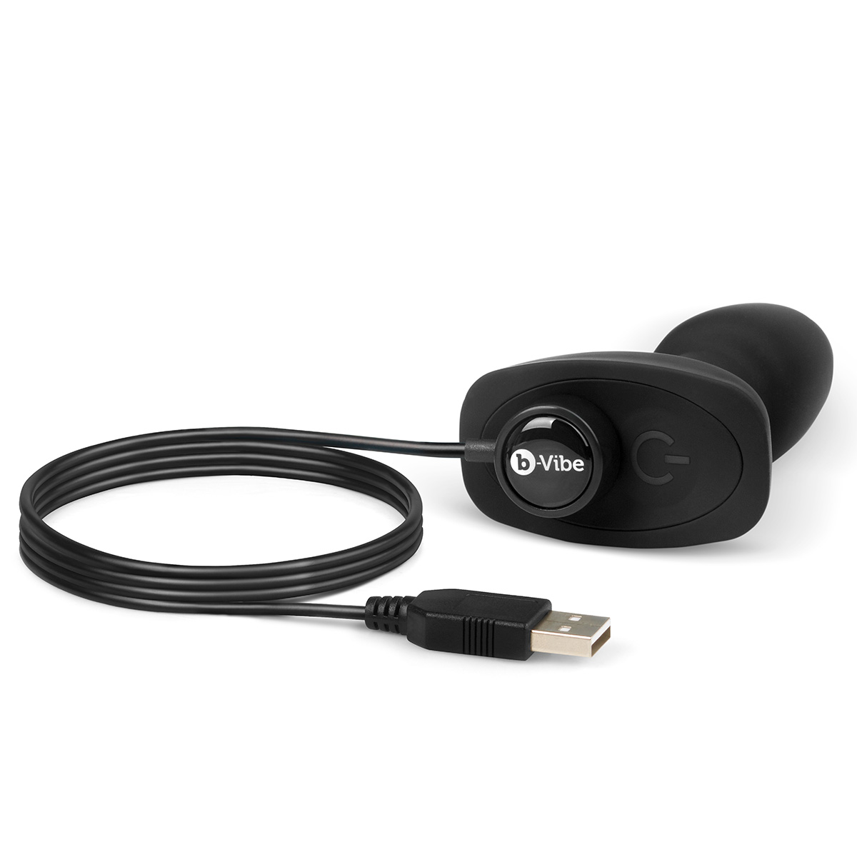 b-Vibe Анальная премиум-пробка с римминг эффектом Rimming Petite черная