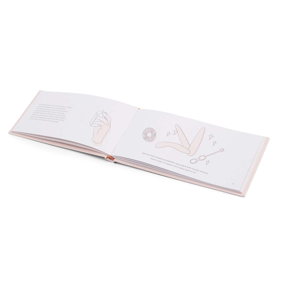le WAND Массажер тонкий le WAND Crystal Slim Wand розовый кварц