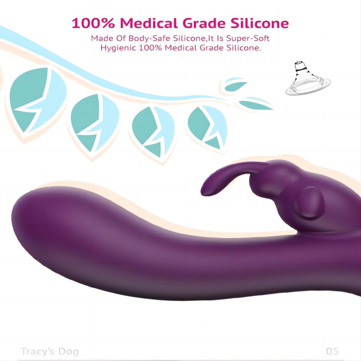 Tracy's Dog Вибромассажер-кролик для клитора и G-точки Craybit Rabbit Vibrator