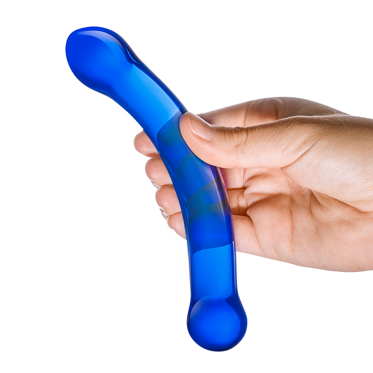 Glas Стеклянный фаллос для точки G CURVED G-SPOT