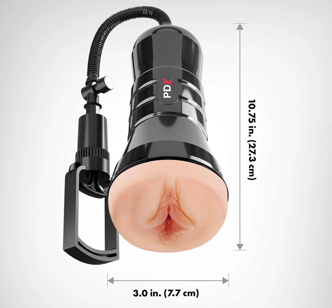 Мастурбатор вагина в тубе с вакуумной помпой Wet Pussies, Super Sucker XXL Stroker