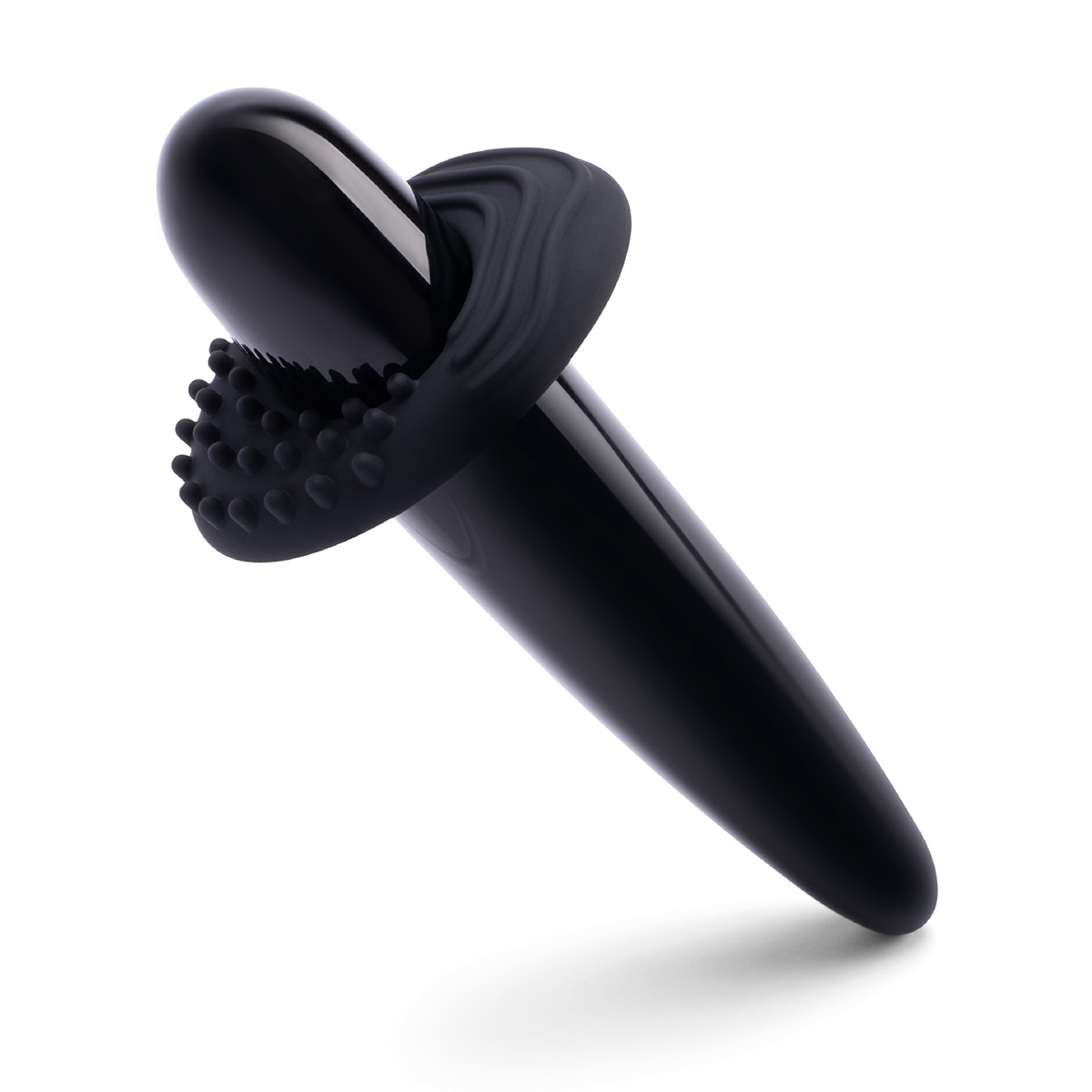 le WAND Массажер тонкий le WAND Crystal Slim Wand черный обсидиан