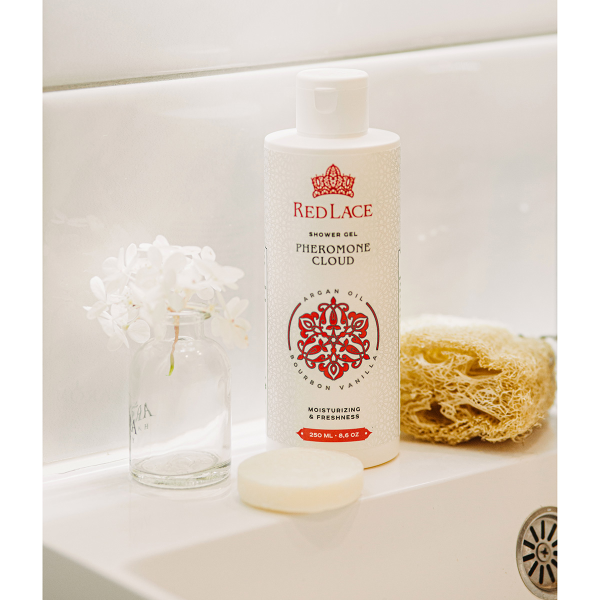 Red Lace Гель для душа с феромонами Red Lace Pheromone Cloud Бурбонская Ваниль & Аргановое Масло 250 мл