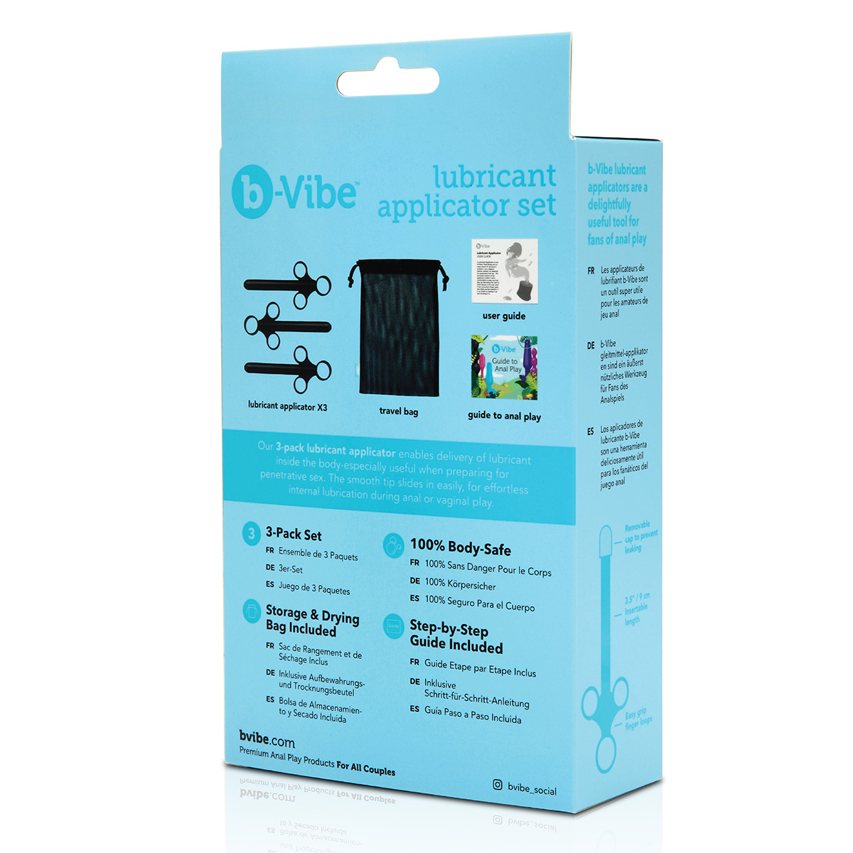 b-Vibe Набор аппликаторов b-Vibe для лубриканта из 3 шт